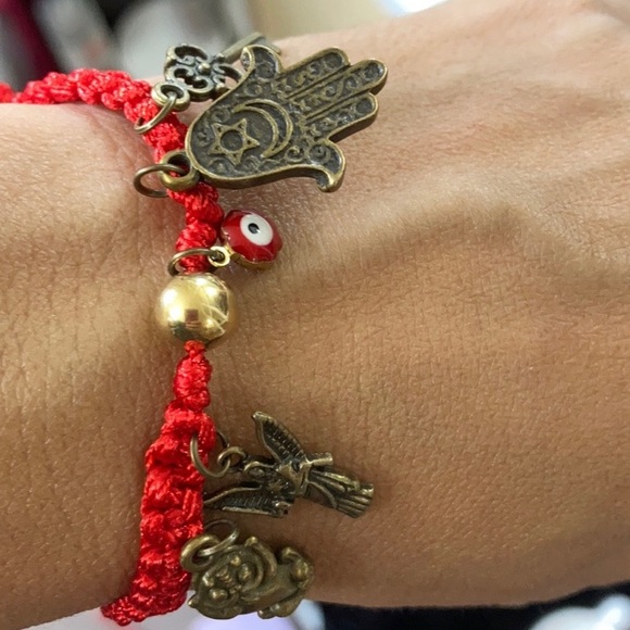 Shamanic Protection & Lucky Braided bracelet/ 100% Handmade with good vibes - Picture 3 of 14